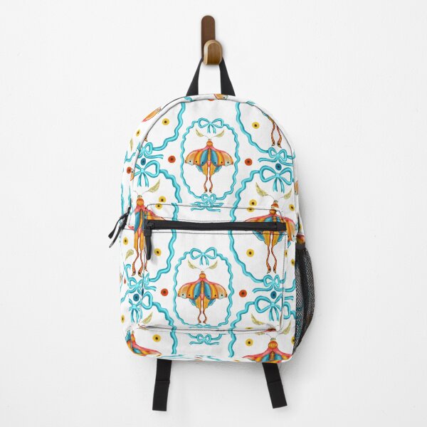 Item preview, Dreamy Cottagecore Floral Pattern | Colorful Boho Moth Art designed and sold by VirtuallyCreativ .