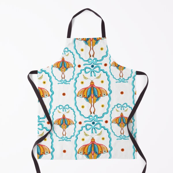 Item preview, Dreamy Cottagecore Floral Pattern | Colorful Boho Moth Art designed and sold by VirtuallyCreativ .