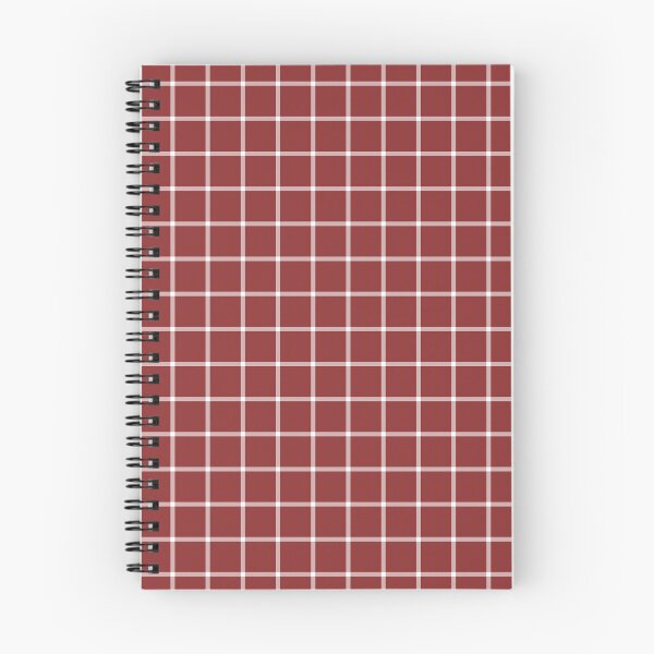Item preview, Brick Red And White Mini Gingham Pattern designed and sold by pattern-archive.