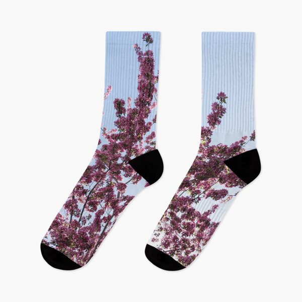 Item preview, Prairifire Crabapple Blossoms Against Clear Blue Sky designed and sold by Georgia Mizuleva.