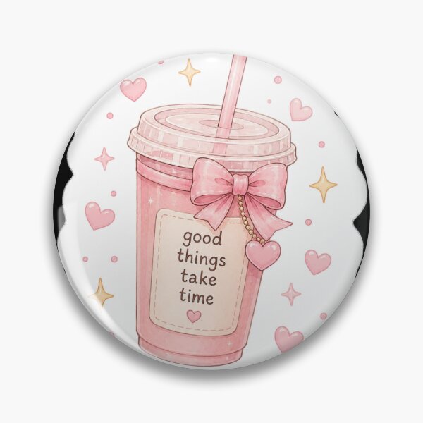Item preview, Cute Pink Coffee Aesthetic Sticker designed and sold by Douaa_Print.