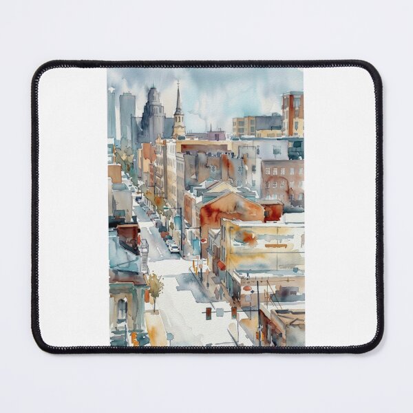 Item preview, Philly Street Watercolor designed and sold by caracatita75.