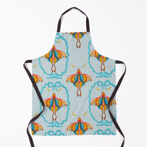 Item preview, Dreamy Cottagecore Floral Pattern | Colorful Boho Moth Art designed and sold by VirtuallyCreativ .