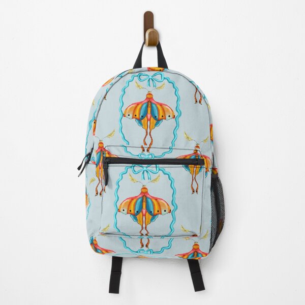 Item preview, Dreamy Cottagecore Floral Pattern | Colorful Boho Moth Art designed and sold by VirtuallyCreativ .