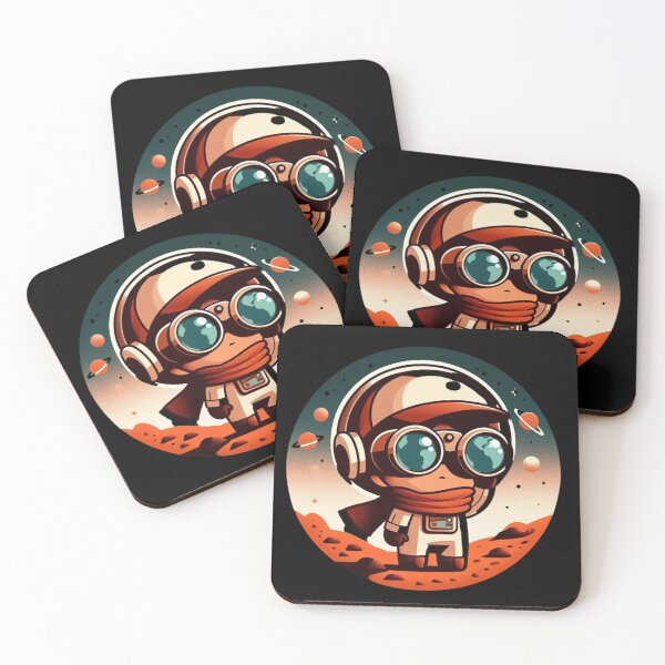Item preview, Retro Future Space Explorer Cartoon designed and sold by Shape-Forge.