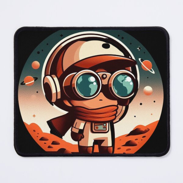 Item preview, Retro Future Space Explorer Cartoon designed and sold by Shape-Forge.
