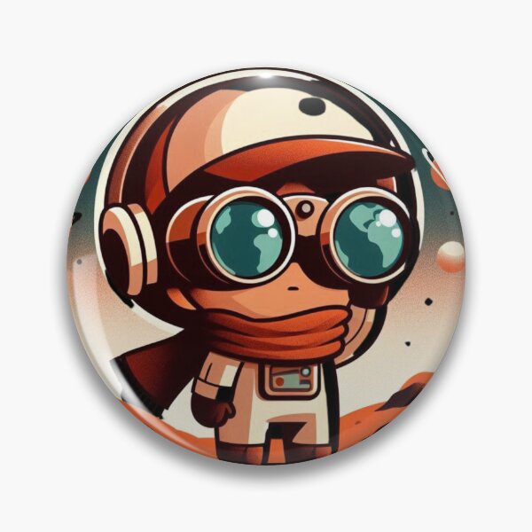 Item preview, Retro Future Space Explorer Cartoon designed and sold by Shape-Forge.