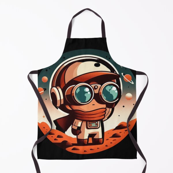 Item preview, Retro Future Space Explorer Cartoon designed and sold by Shape-Forge.