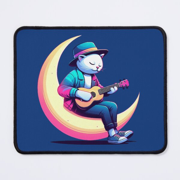 Item preview, Moonlight Melody – Musical Cat Dream Art designed and sold by Dogandesighn.