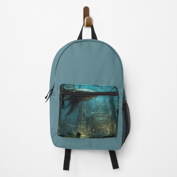 Item preview, Forgotten deep‑sea temple with mechanical leviathans guarding ancient mysteries beneath the waves designed and sold by FotoworldEdel.