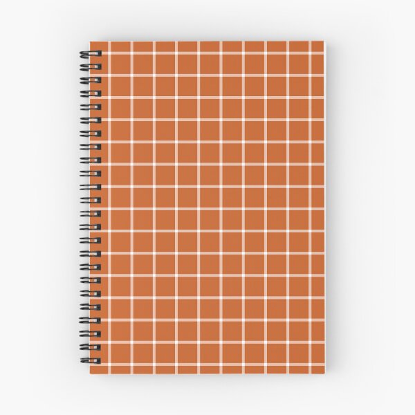 Item preview, Burnt Orange And White Mini Gingham Pattern designed and sold by pattern-archive.