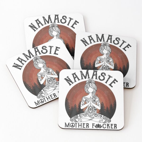 Item preview, Namaste Mother Fucker Wall Art — Funny Yoga Poster, Sassy Yoga Sticker, Mindfulness & Humor Gift designed and sold by Ulikedigital14.