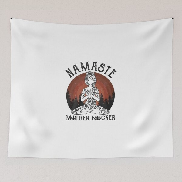 Item preview, Namaste Mother Fucker Wall Art — Funny Yoga Poster, Sassy Yoga Sticker, Mindfulness & Humor Gift designed and sold by Ulikedigital14.