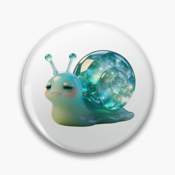 Item preview, Tired Emerald Snail designed and sold by ABYSSLAB.