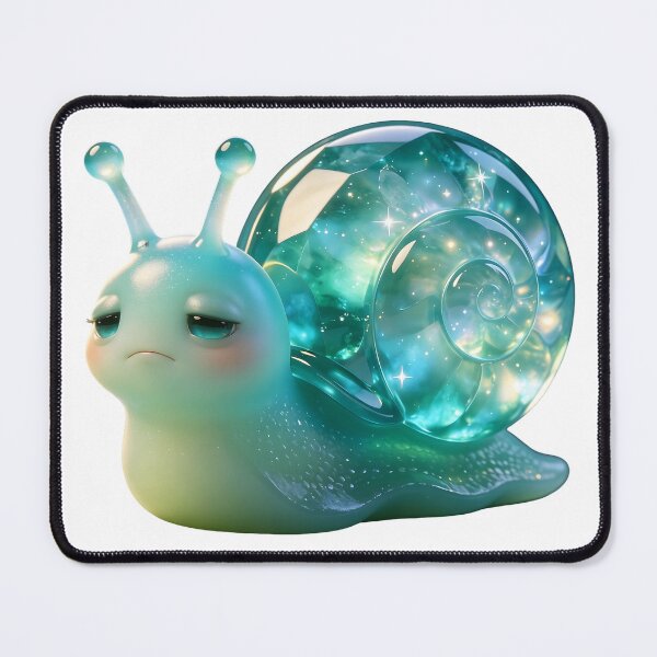 Item preview, Tired Emerald Snail designed and sold by ABYSSLAB.