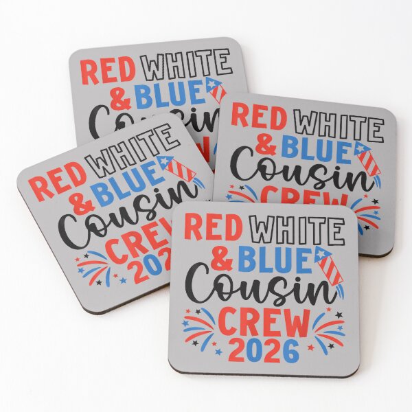 Item preview, Red White & Blue Patriotic Cousin Crew 4th of July Family designed and sold by GreggRoss.