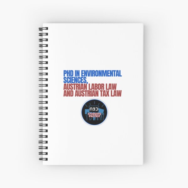 Item preview, PhD in environmental sciences and Austrian taxes designed and sold by CEUStudentsProtest.