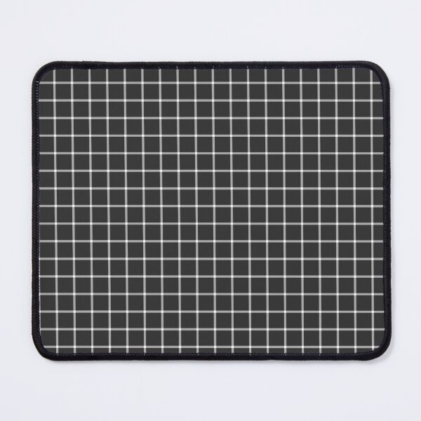 Item preview, Charcoal And White Mini Gingham Pattern designed and sold by pattern-archive.