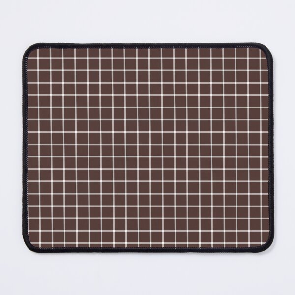 Item preview, Chocolate And White Mini Gingham Pattern designed and sold by pattern-archive.