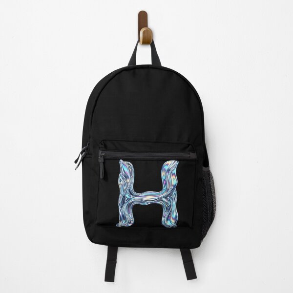 Item preview, Letter H Holographic Chrome Iridescent 3D Initial Art — Y2K Aesthetic Gift Sticker designed and sold by irfanshikh.