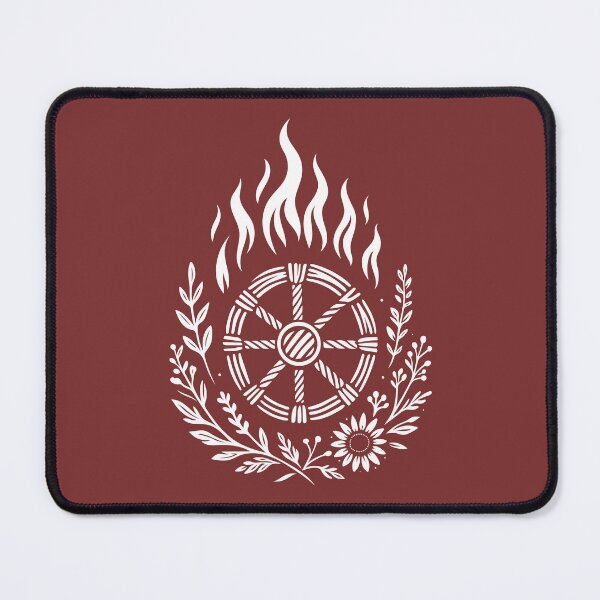 Item preview, Midsummer Ritual Fire Pagan Wheel designed and sold by Christine Krahl.