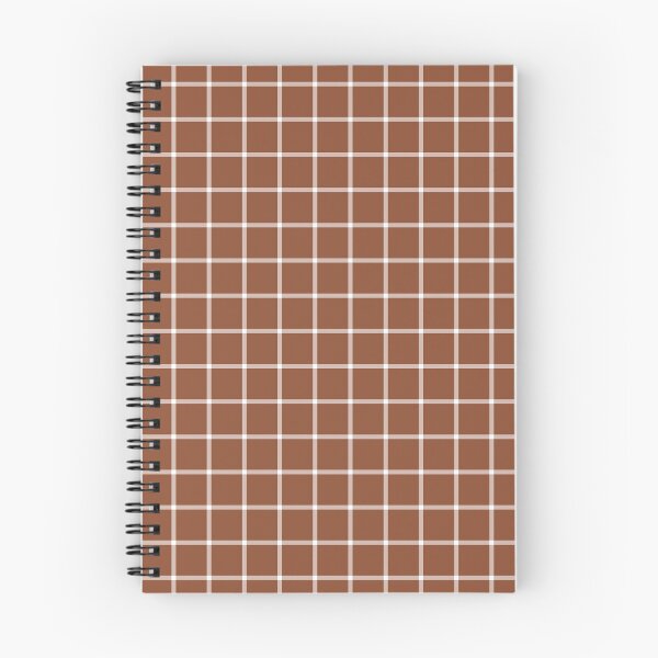 Item preview, Copper And White Mini Gingham Pattern designed and sold by pattern-archive.
