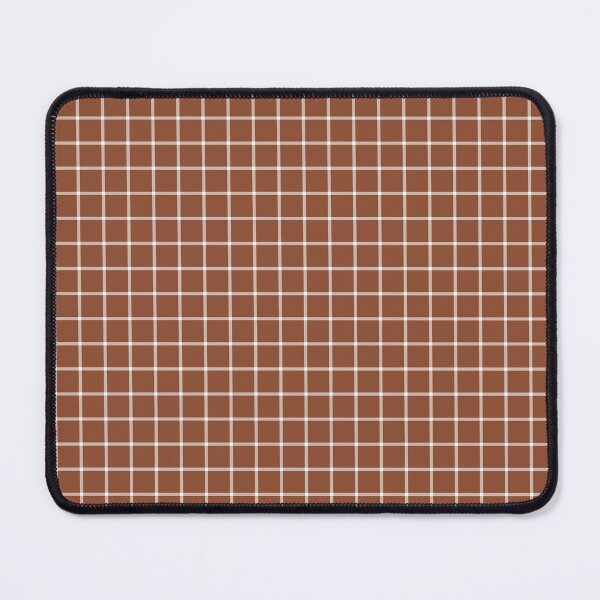 Item preview, Copper And White Mini Gingham Pattern designed and sold by pattern-archive.