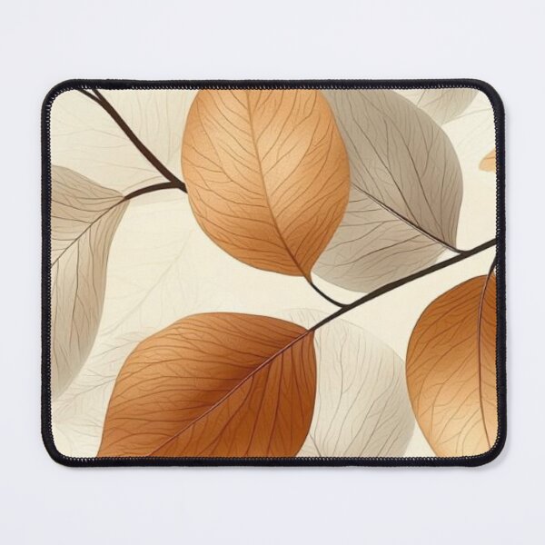 Item preview, Autumn Terracotta Transparent Leaves Pattern designed and sold by LYAN-STORE.