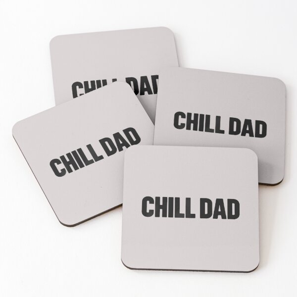Item preview, Chill Dad Cool Relaxed Father Funny Quote Style Raglan Baseball Tee designed and sold by MabelWells.