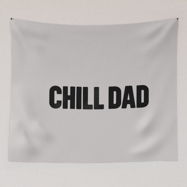 Item preview, Chill Dad Cool Relaxed Father Funny Quote Style Raglan Baseball Tee designed and sold by MabelWells.