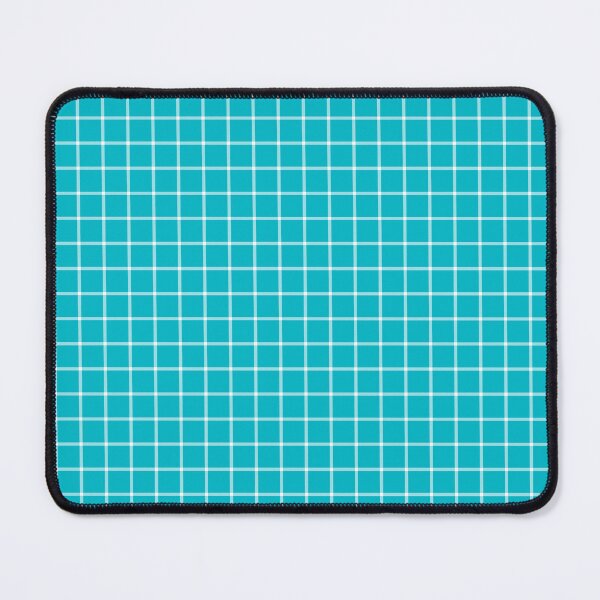 Item preview, Cyan And White Mini Gingham Pattern designed and sold by pattern-archive.