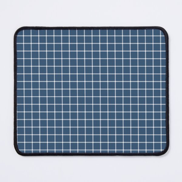 Item preview, Denim And White Mini Gingham Pattern designed and sold by pattern-archive.