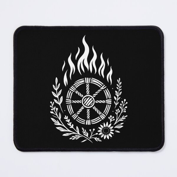 Item preview, Midsummer Ritual Fire Pagan Wheel designed and sold by Christine Krahl.