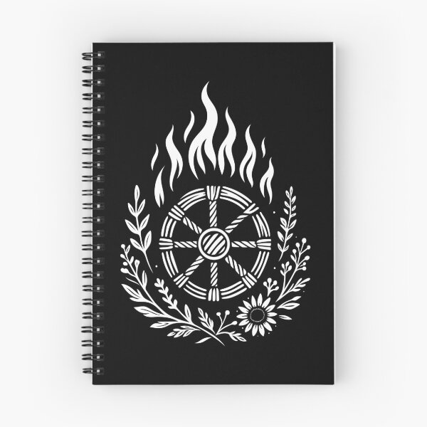 Item preview, Midsummer Ritual Fire Pagan Wheel designed and sold by Christine Krahl.