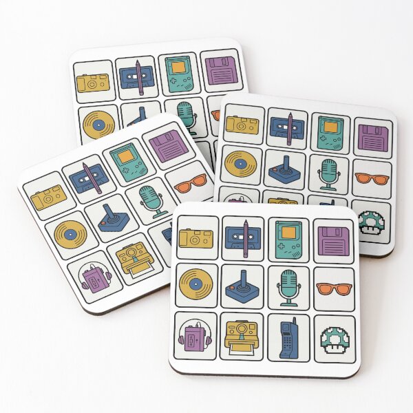 Item preview, Retro Tech Bento Box: 80s & 90s Vintage Gadgets Minimalist Grid designed and sold by PixelCatalyst.