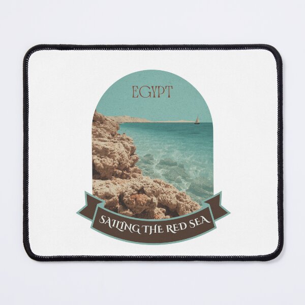 Item preview, Vintage Egypt Red Sea Sailing Boat Voyage Poster designed and sold by KaBaRen.