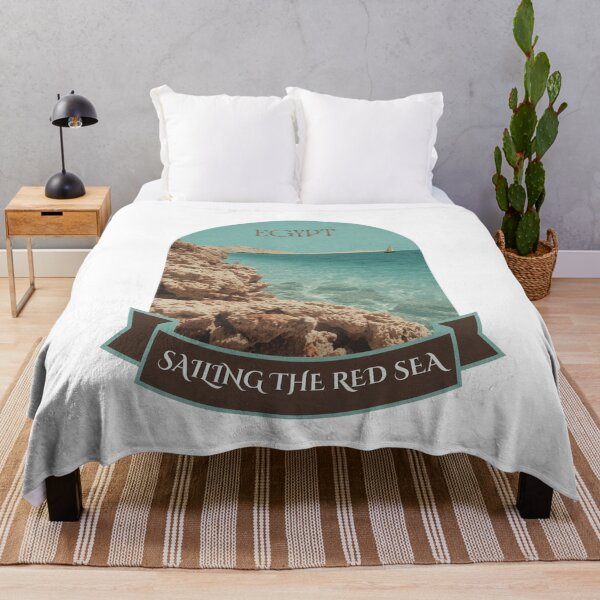Item preview, Vintage Egypt Red Sea Sailing Boat Voyage Poster designed and sold by KaBaRen.