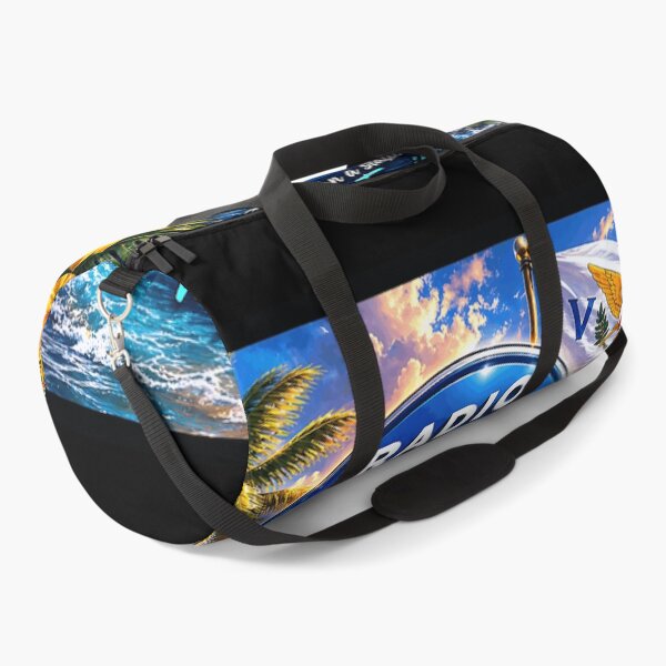 Item preview, Tropical Beach Radio One AM 1000 WVWI Virgin Islands Hibiscus Summer designed and sold by YubitaLeLe.