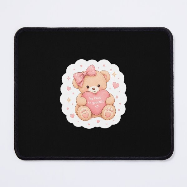 Item preview, Cute Teddy Bear Self Love Sticker designed and sold by Douaa_Print.