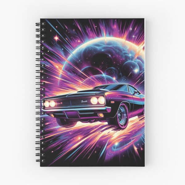 Item preview, Cosmic Muscle Car – Retro Sci-Fi Drive designed and sold by Dogandesighn.