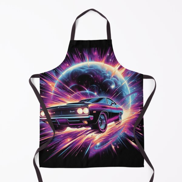 Item preview, Cosmic Muscle Car – Retro Sci-Fi Drive designed and sold by Dogandesighn.