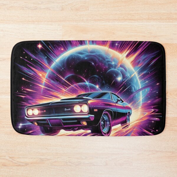 Item preview, Cosmic Muscle Car – Retro Sci-Fi Drive designed and sold by Dogandesighn.