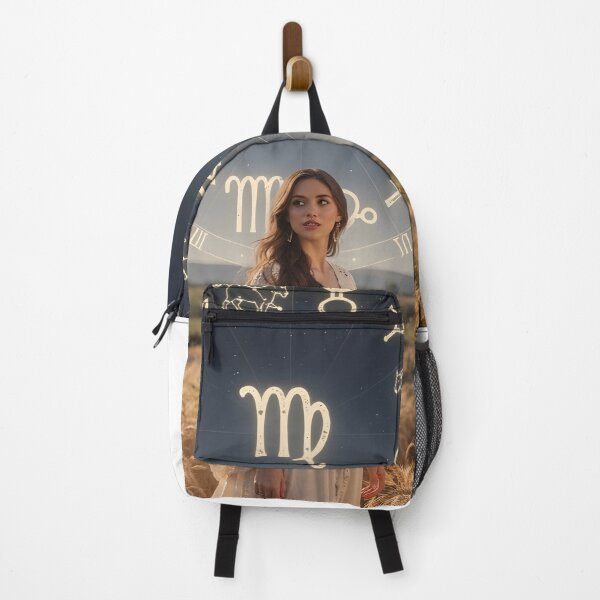 Item preview, Virgo Zodiac Goddess Wheat Field Celestial Art designed and sold by Zodiac Celestial Art.