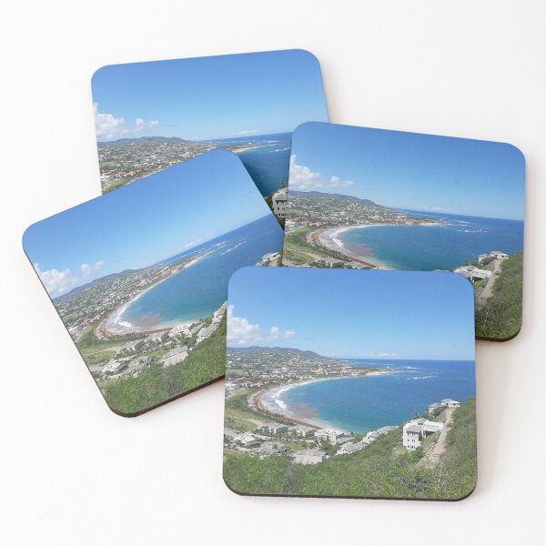 Item preview, C shaped island with the ocean and blue skies in the distance  designed and sold by FindMebyTalia.
