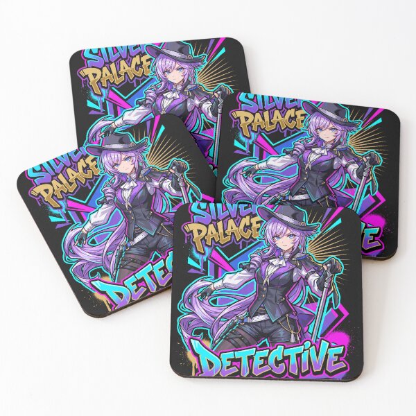 Item preview, Silver Palace Detective Denim Blue Eyes – Red Pupil Mystery Art designed and sold by Senpaiwaves.