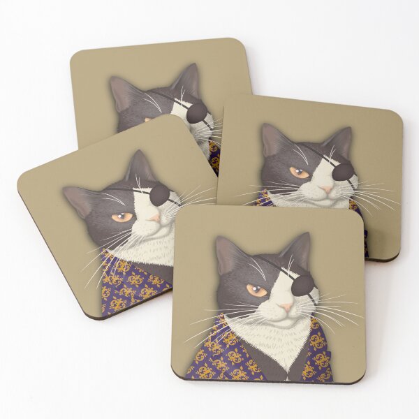 Item preview, Mad Cat the Mobster - Cat Pop Art designed and sold by Scolliecat.