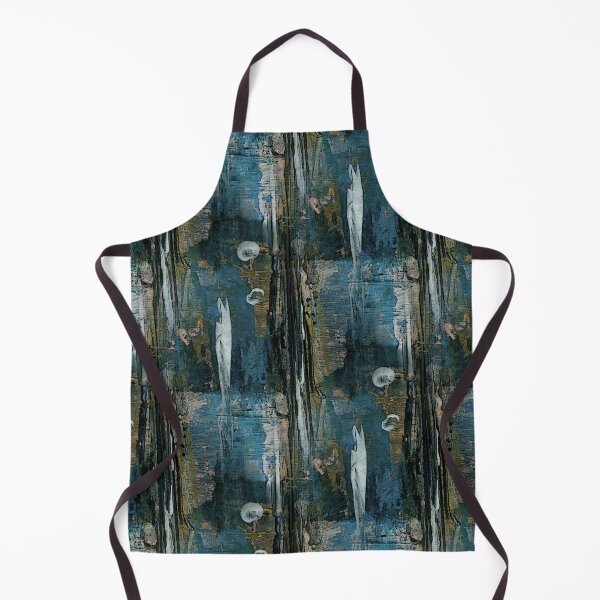 Item preview, Abstract Grunge Magical Forest in Blue and Brown designed and sold by Artistestella.
