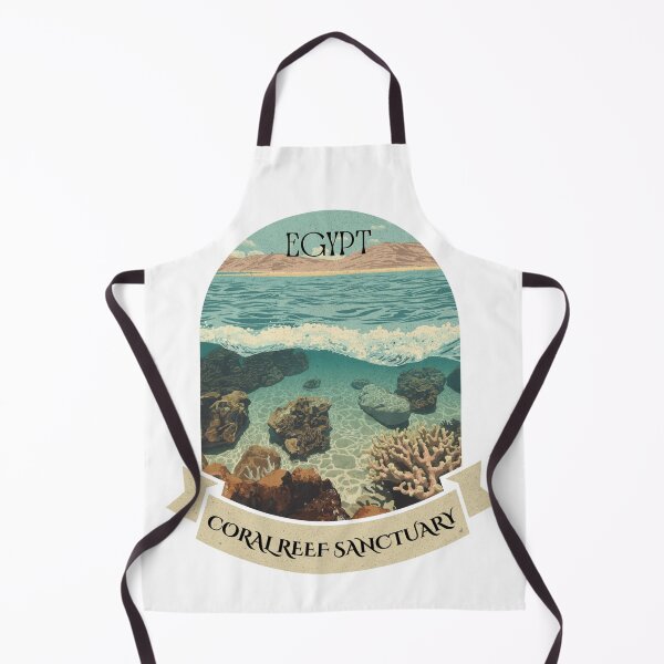 Item preview, Vintage Egypt Red Sea Coral Reef Sanctuary Poster designed and sold by KaBaRen.