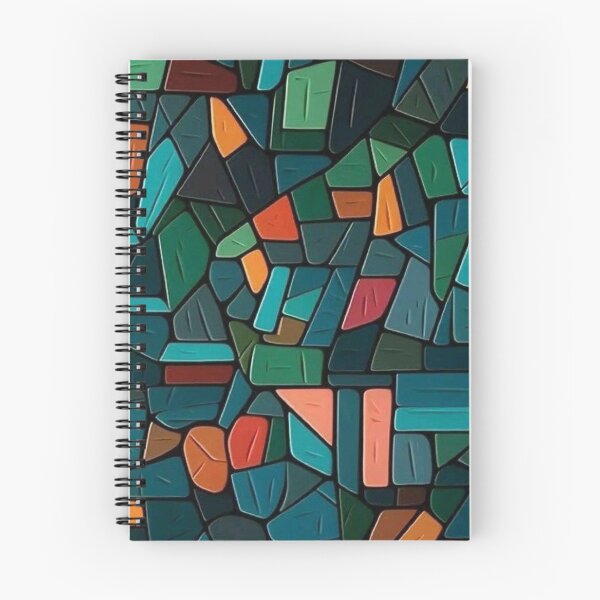 Item preview, Colorful Mosaic Geometric Stained Glass Stone Pattern designed and sold by LYAN-STORE.