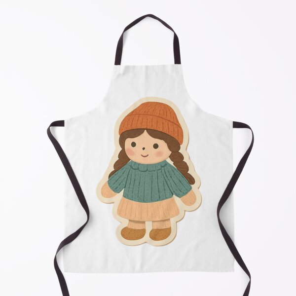 Item preview, Cute Doll in Beanie and Sweater Aesthetic Art designed and sold by AbsCrewStore.